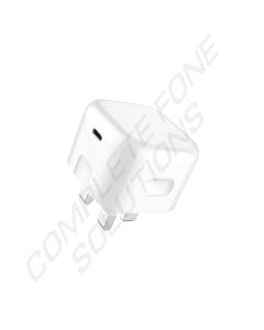 Ven-Dens 20W Single Port USB Type C Mains Charger - White