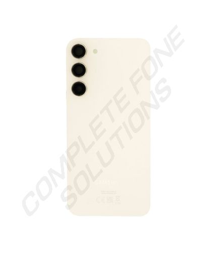 Samsung S916 Galaxy S23 Plus Genuine Service Pack Rear Glass / Battery Cover - Beige / Cream