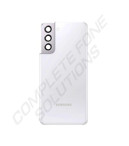 Samsung G991 Galaxy S21 5G HQ Battery Cover / Rear Glass (With Camera Lens) - White