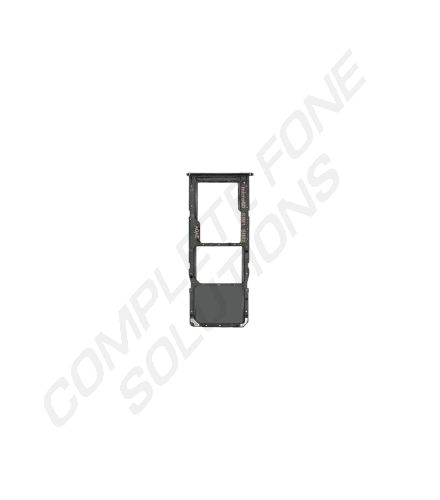 Samsung A105 / A107 / A205 / A305 Galaxy A10 / A10s / A20 / A30 Single SIM & Micro SD Card Tray - Black