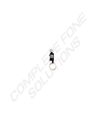 JCID Working Home Button For iPhone 7 & iPhone 8 Range - White & Pink / Rose