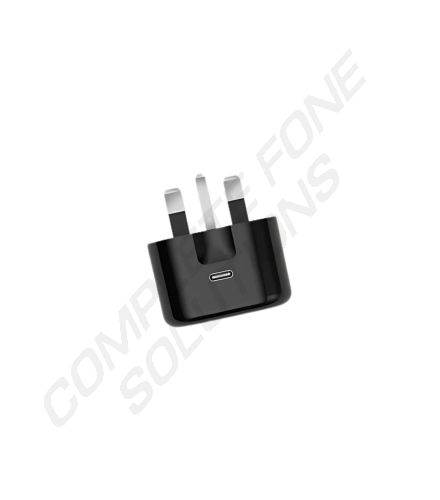 Ven-Dens 20W Single Port USB Type C Mains Charger - Black